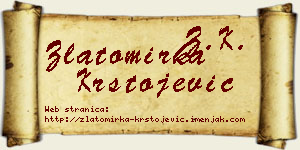 Zlatomirka Krstojević vizit kartica